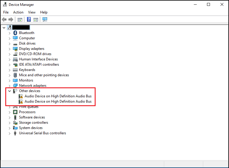 Windows 10 设备管理器