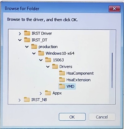 Selecione a pasta firmware.