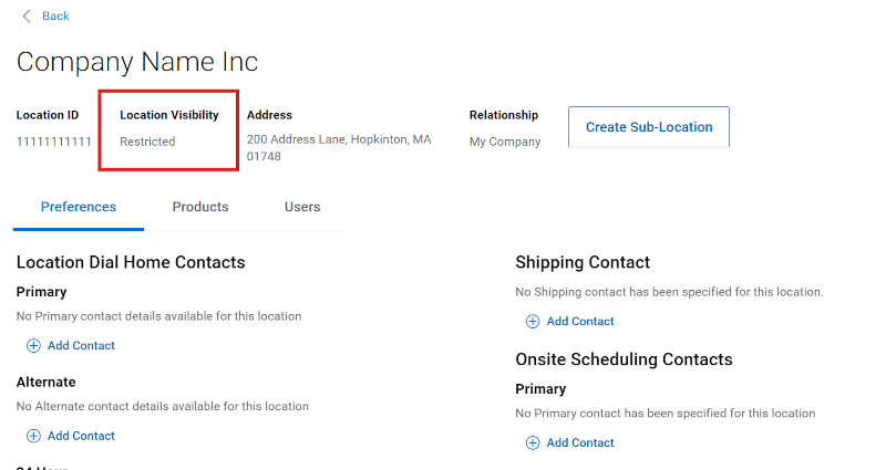 位置偏好可見度