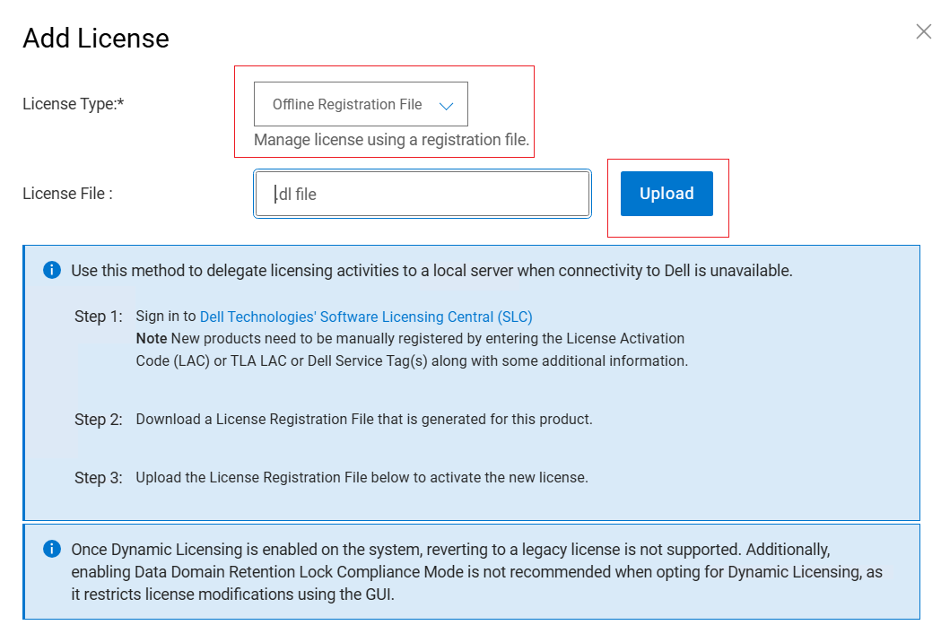 capture d’écran montrant «&nbsp;Fichier >d’enregistrement hors ligne, cliquez sur le bouton > Télécharger, sélectionnez le fichier .dl&nbsp;»