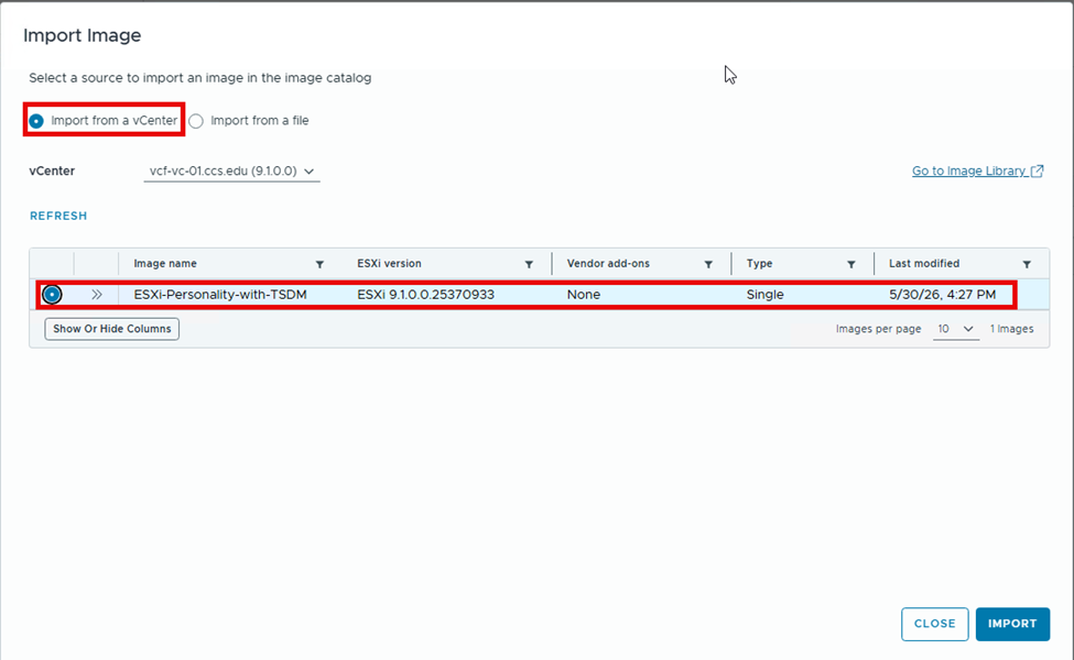 Import the Image Example