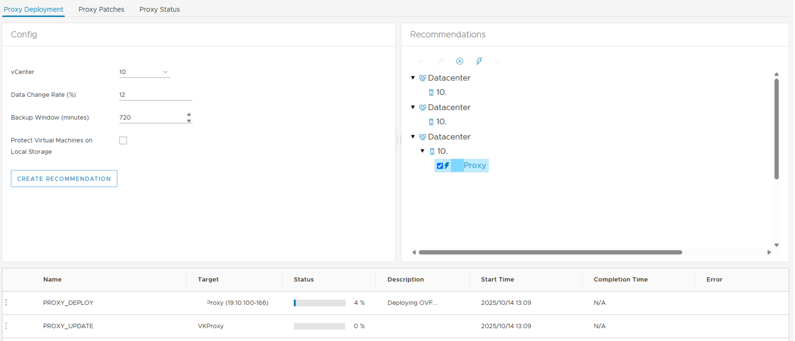 Proxy deployment