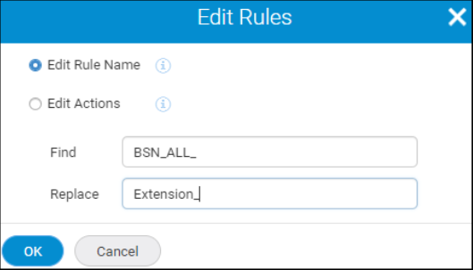 Edit Rules
