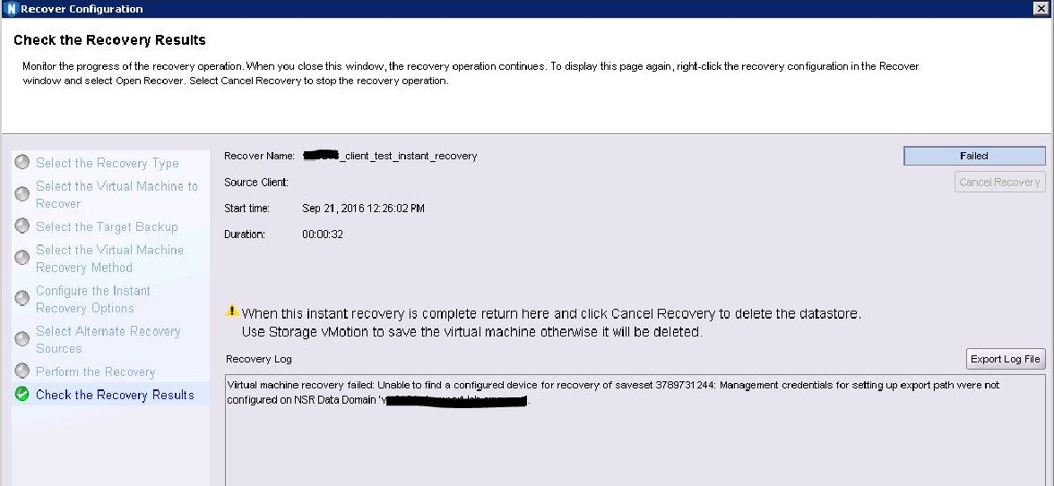 Восстановить конфигурацию