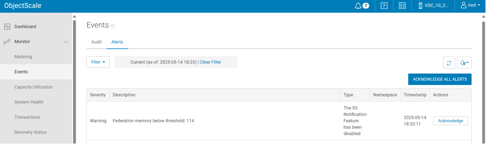 S3_NOTIFICATION_FEATURE_DISABLED - 症状 ID：1805
