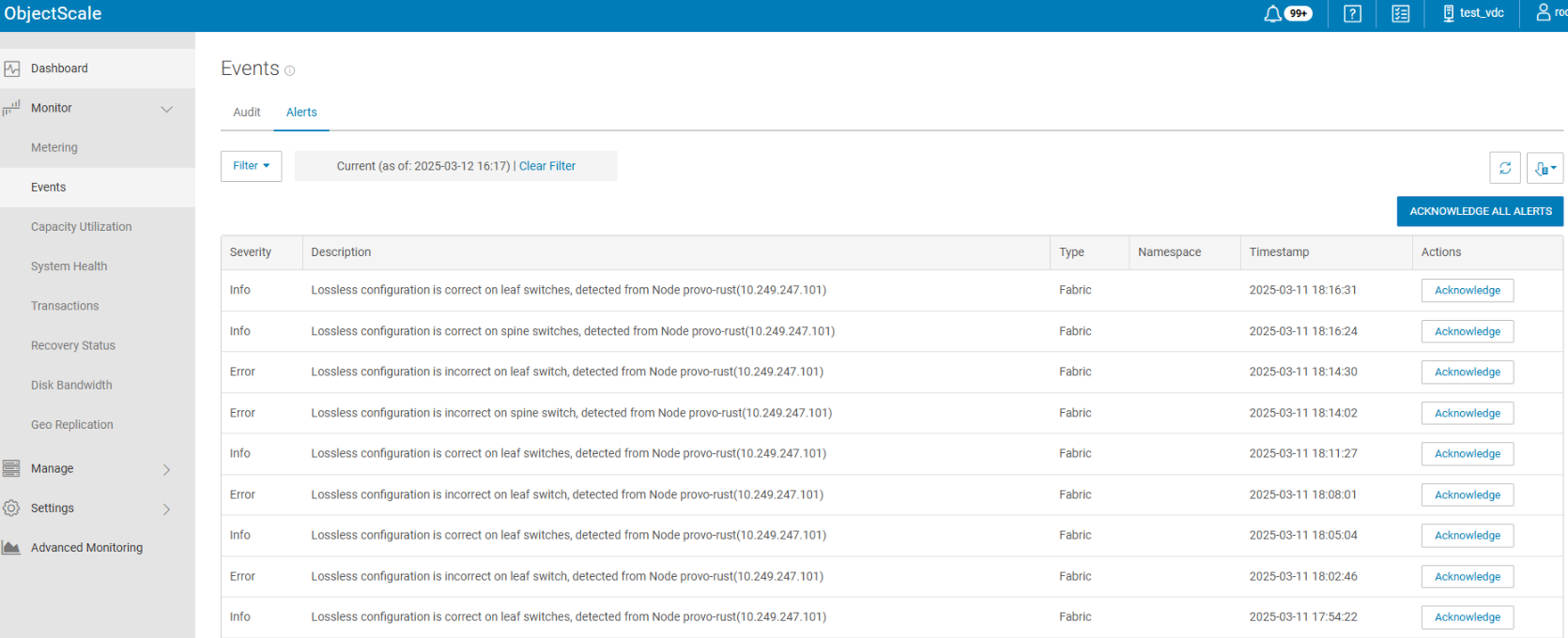 Leaf Switch Lossless Configuration Error – Symptom ID: 2078