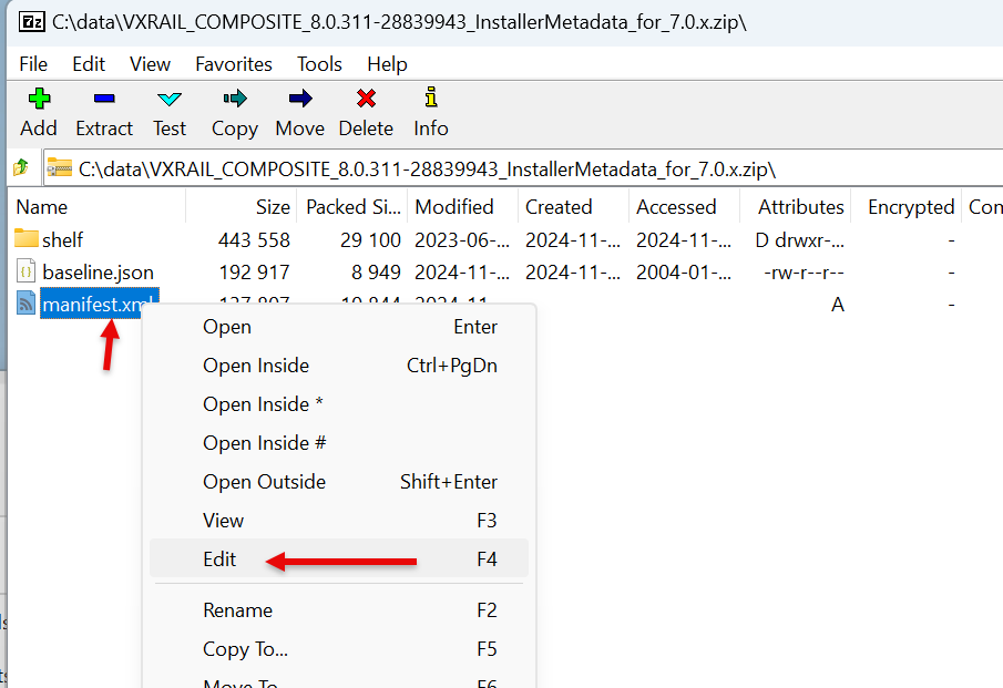 How to edit the manifest.xml