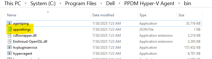 Install bin directory