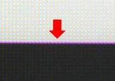 Exemple de magenta à la limite des couleurs blanc et noir.