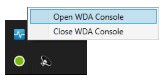 WDA 콘솔 열기