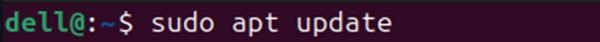 sudo apt update