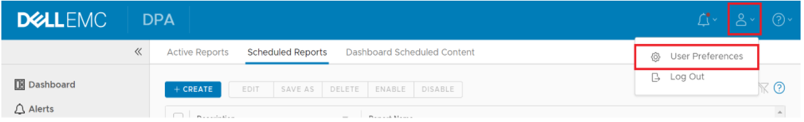 IDPA_ScheduledReports