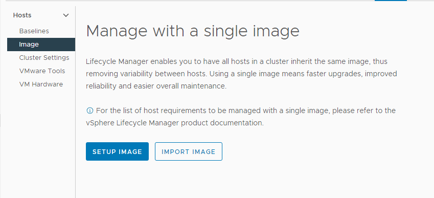 Select the Image section