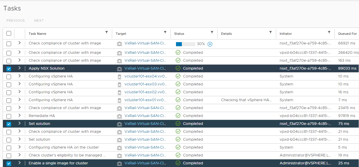 Monitor tasks for completion