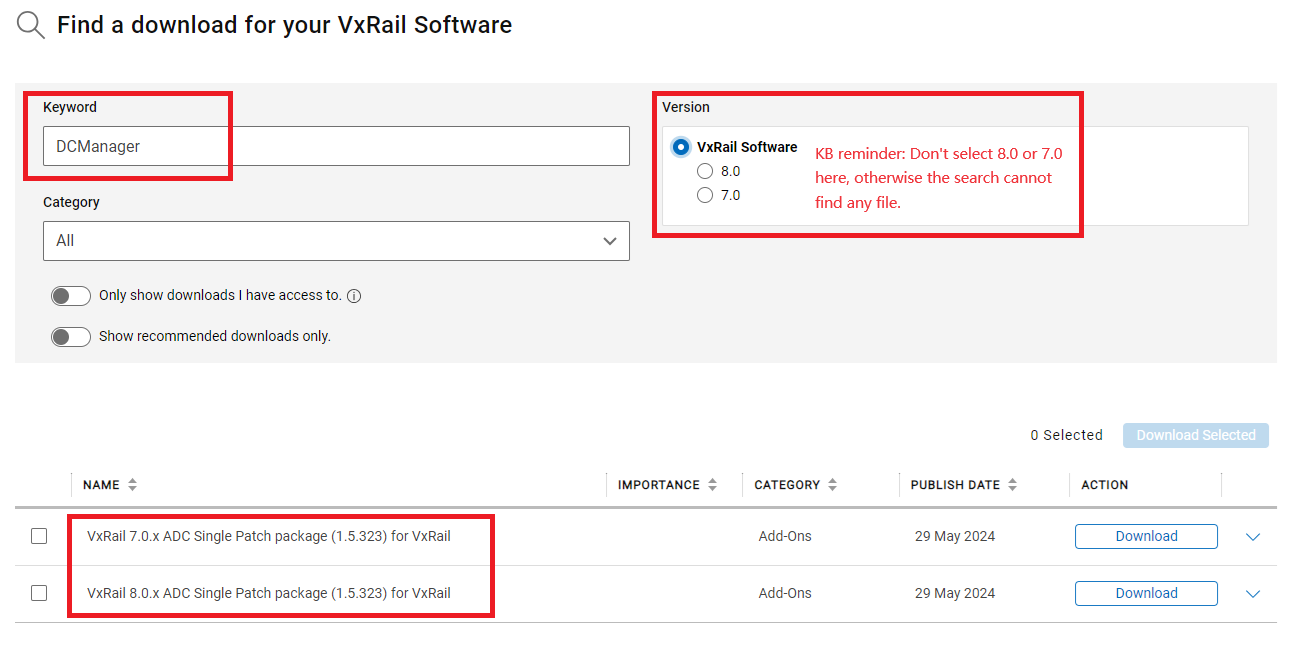 Opções de upgrade do VxRail