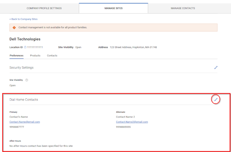 Sites Location Preferences _ Site Dial Home
