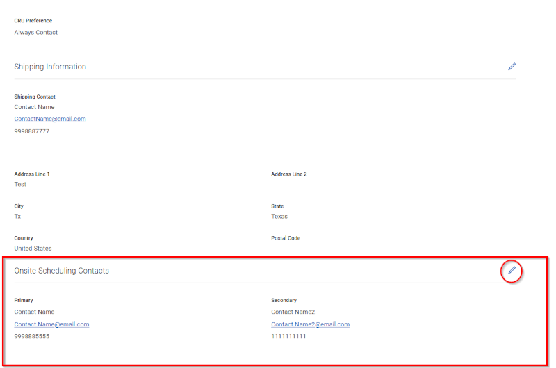 Manage Sites Location Preferences _ Onsite