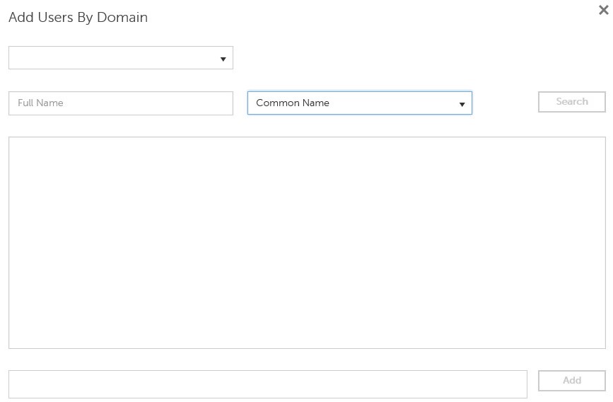 Legge til brukere etter domene