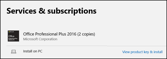 Office Services and Subscriptions