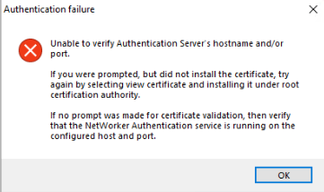 NMC installation error