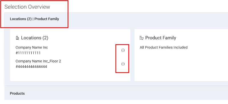 Edit Location Group Remove