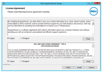 Dell Supportassist setup