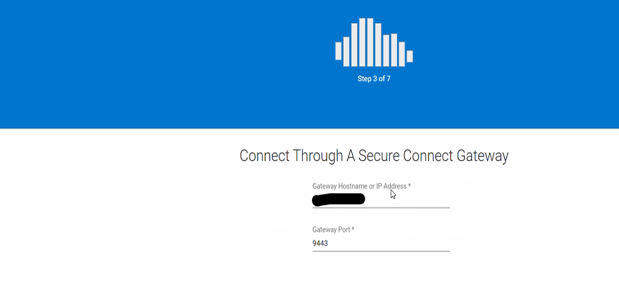Ingrese a través de Secure Connect Gateway