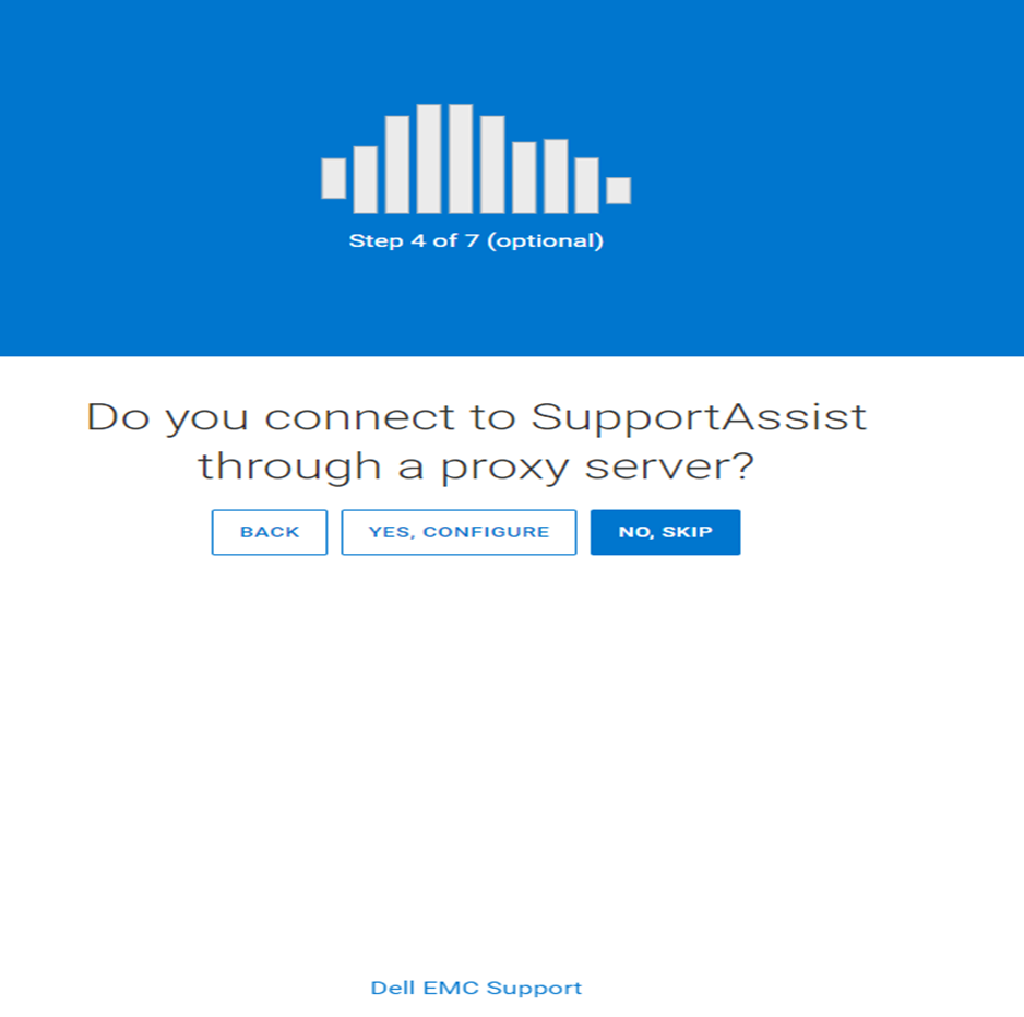 Agregue información de proxy