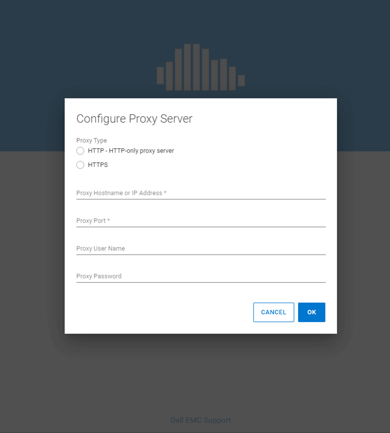 Configurar los detalles del proxy