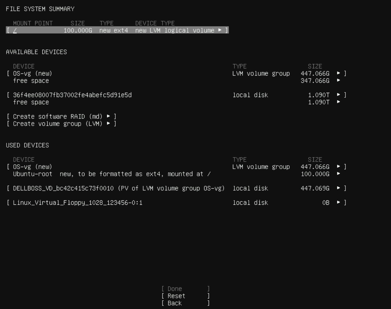 Verify configuration and select Done