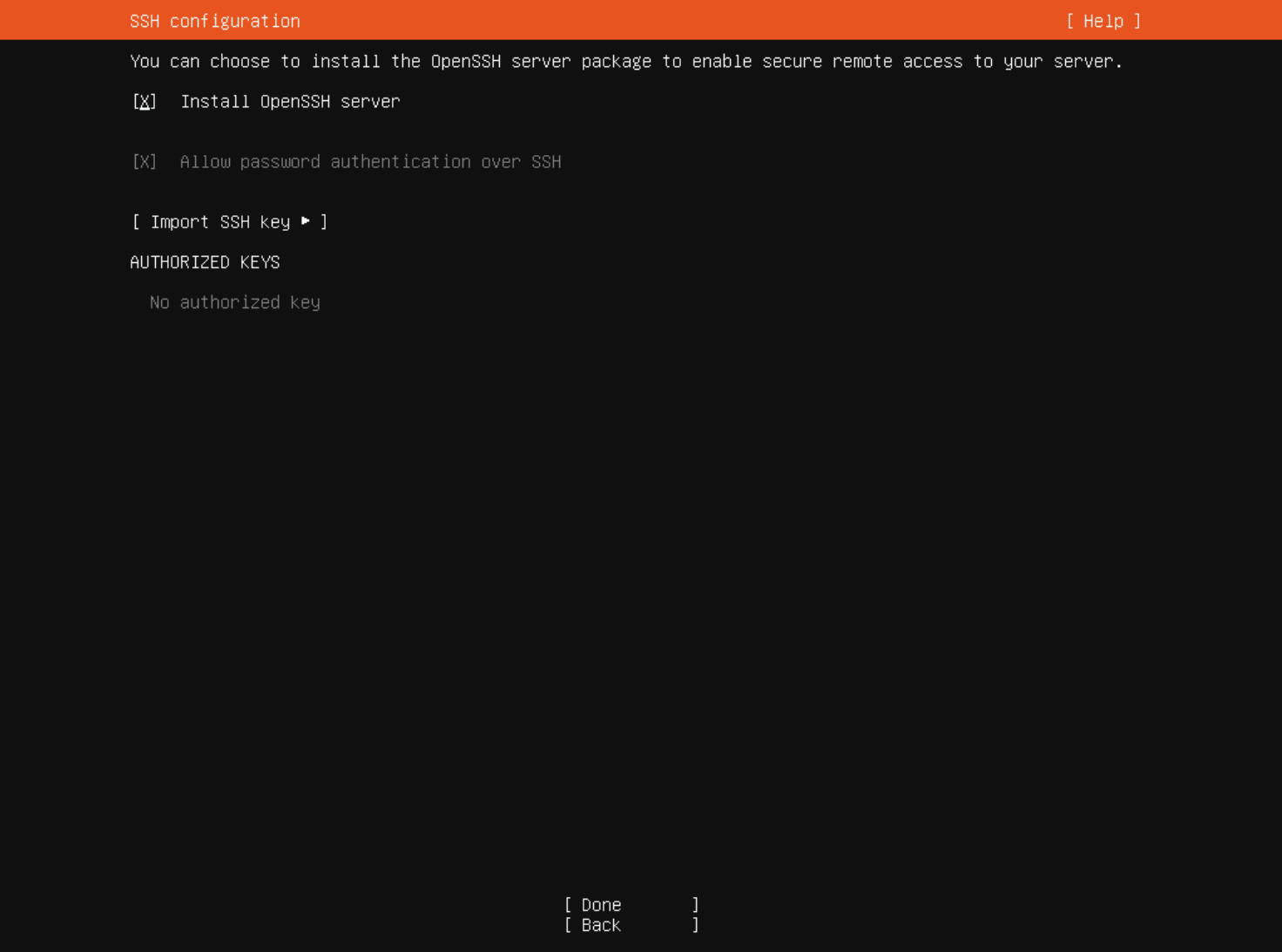 Instalar el servidor OpenSSH