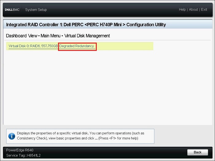 HOW17083_es__12systemsetup_VD degraded status