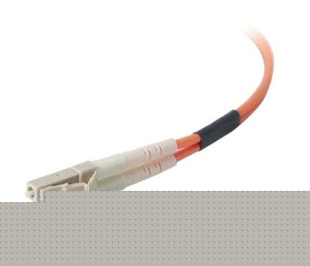 Obrázek optického kabelu LC-LC (například:&nbsp;Síťový vícevidový optický kabel Dell, optický kabel LC-LC)