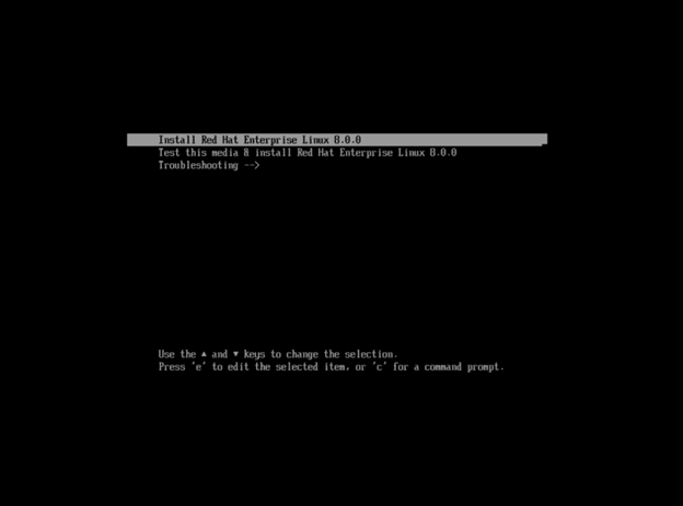 Menu de démarrage Linux GRUB