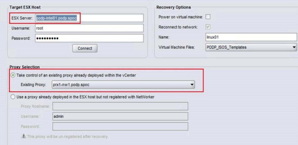 take control of an existing proxy