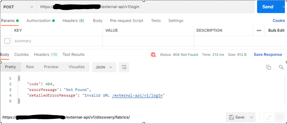 Mensaje de error: Código 404 URL no válida