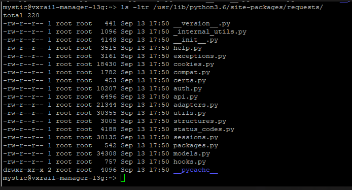ls ltr command output example
