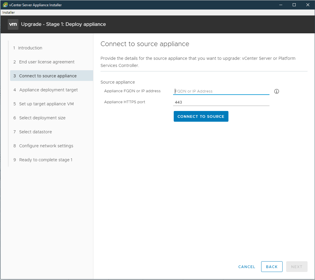 Screenshot of IP section