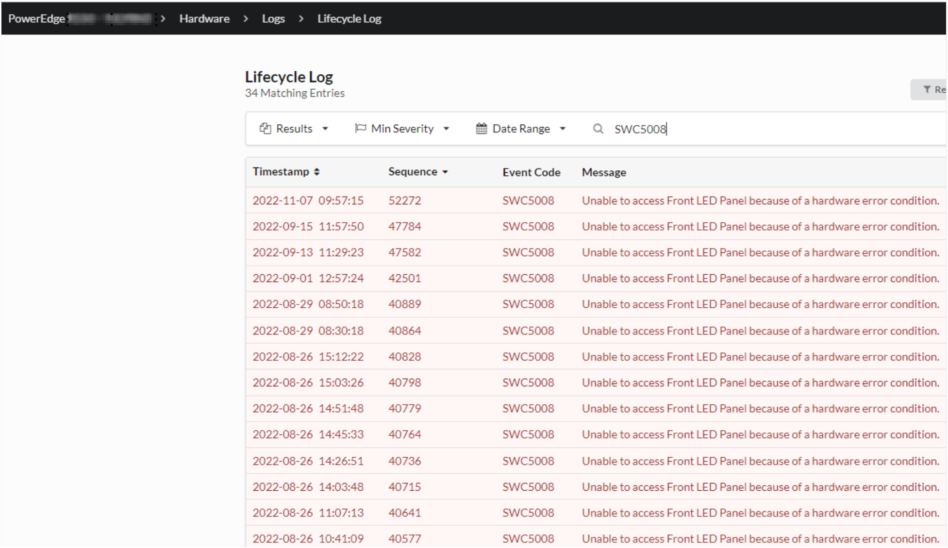 Ejemplo de archivo de registro 
