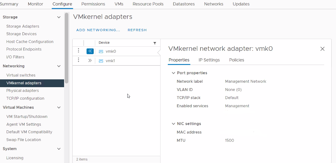 Screenshot showing correct traffic