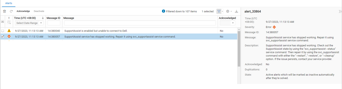 screen shot of SA has stopped working alert
