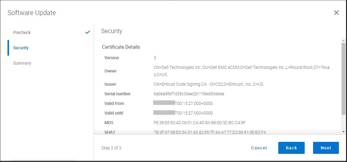 Certificat de sécurité