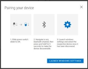 Dell Peripheral Manager - pariliitos Bluetooth-yhteyden kautta
