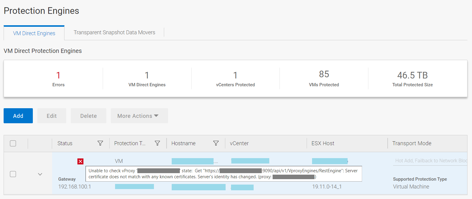 Pagina Beveiligingsengines