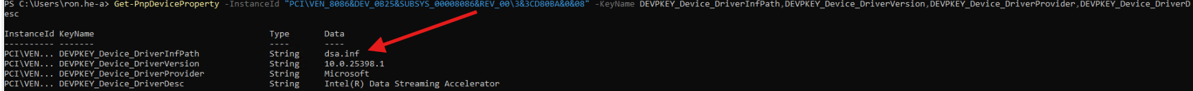 Find driver information