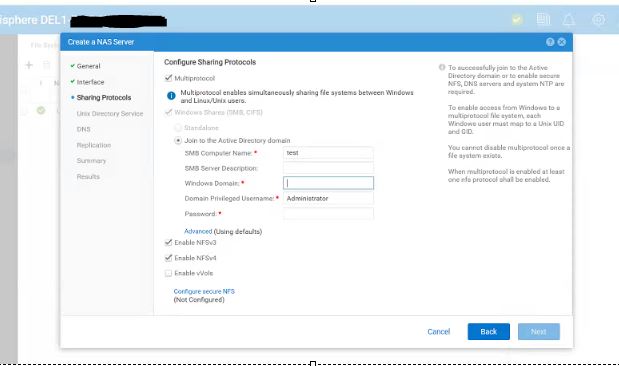 Creazione di un server NAS