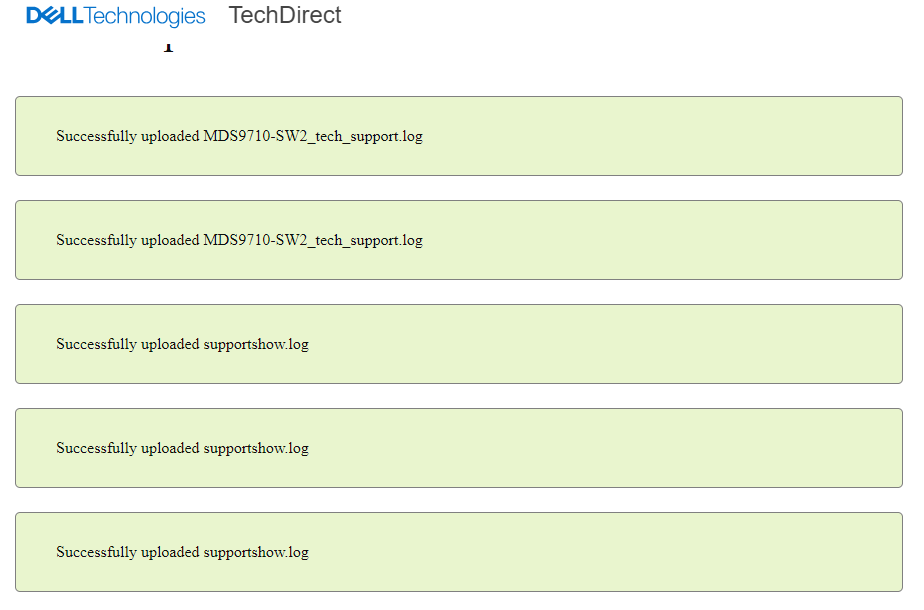 Figura 4:  Upload realizado com sucesso