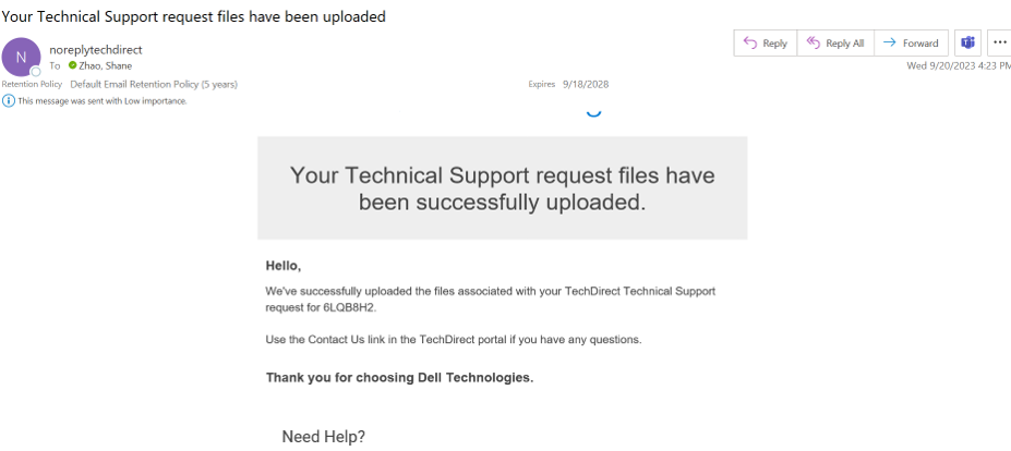 Figura 5: Notificação por e-mail