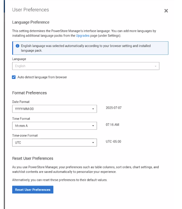 unchecking Auto-Detect 