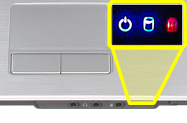 Diody LED stanu systemu